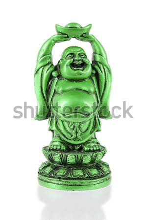 Small happy Buddha standing Stock photo © michaklootwijk