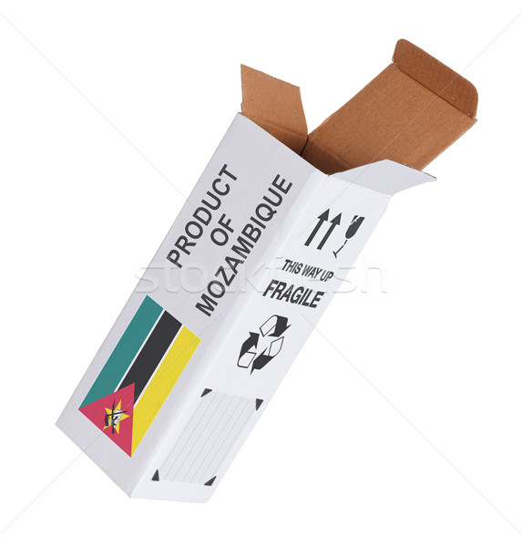 Exporter produit Mozambique papier boîte [[stock_photo]] © michaklootwijk