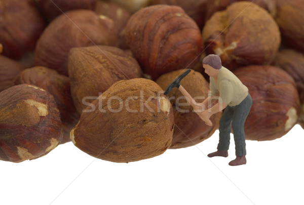 Miniatura pracownika pracy żywności charakter Zdjęcia stock © michaklootwijk