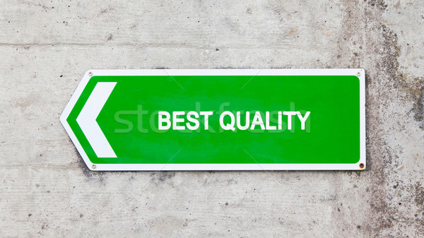 Green sign - Best quality Stock photo © michaklootwijk