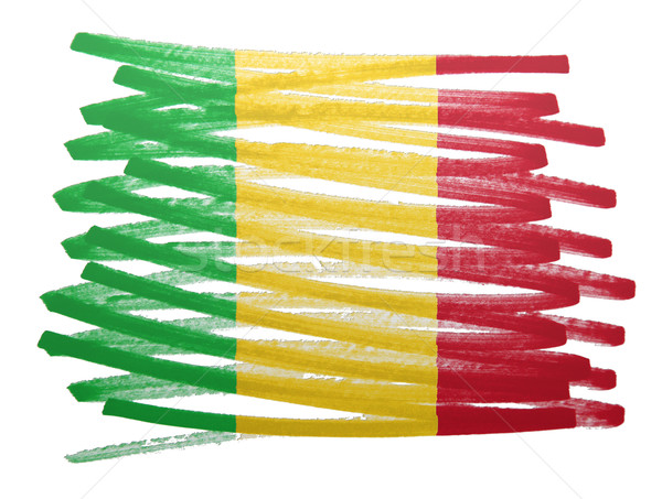Flag illustration - Mali Stock photo © michaklootwijk