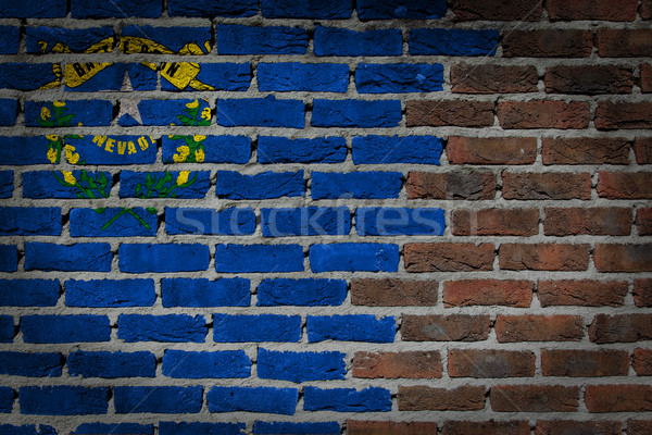 Backsteinmauer Textur Flagge alten dunkel rot Stock foto © michaklootwijk
