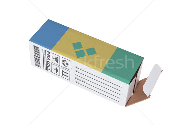 Stockfoto: Exporteren · product · papier · vak