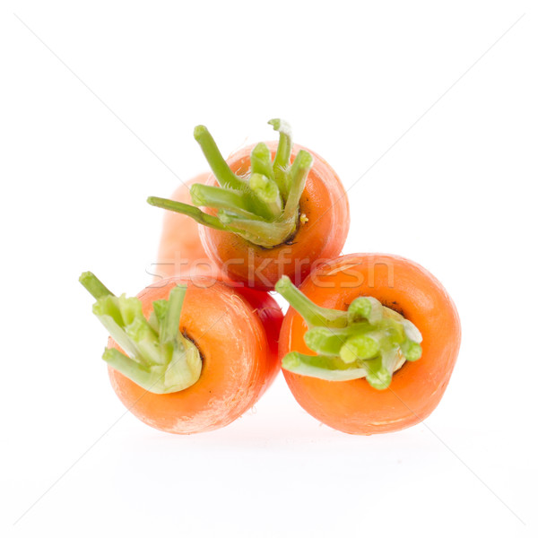 Stock photo: Heap of carrots