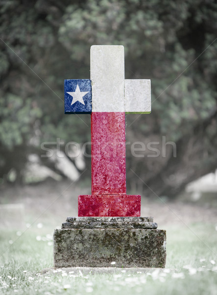 Gravestone in the cemetery - Texas Stock photo © michaklootwijk