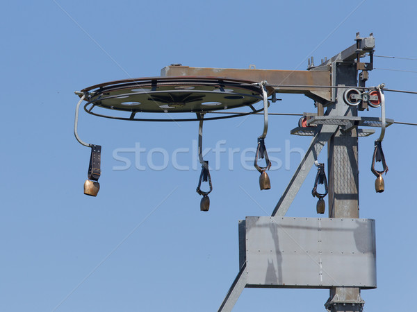 Alps cowbells on a skilift Stock photo © michaklootwijk