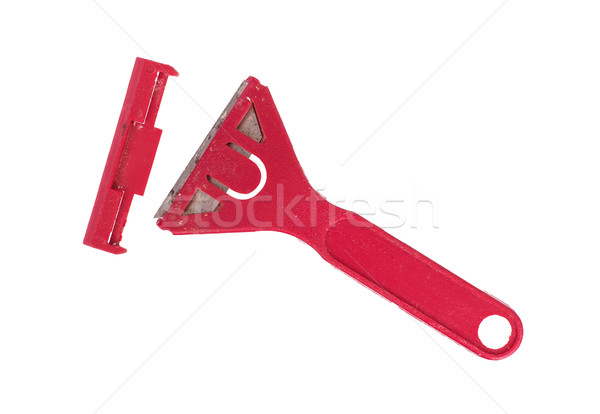 Scraper with red handle  Stock photo © michaklootwijk