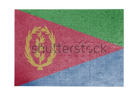 Grande 1000 peças Dominica bandeira Foto stock © michaklootwijk