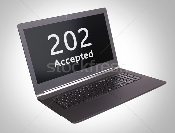 HTTP Status code - 202, Accepted Stock photo © michaklootwijk