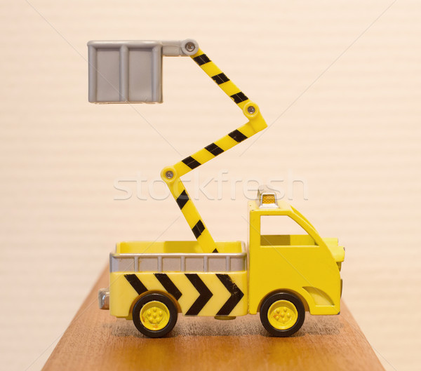 Old toy emergency truck isolated Stock photo © michaklootwijk