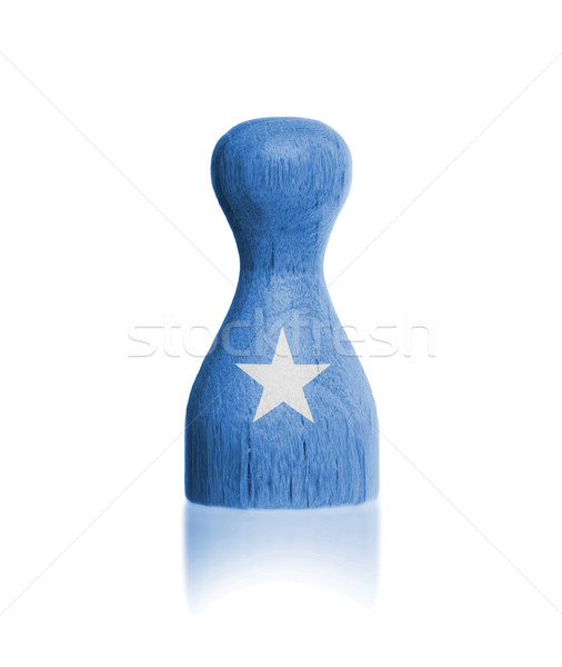 Foto stock: Peón · pintura · bandera · Somalia · pintura