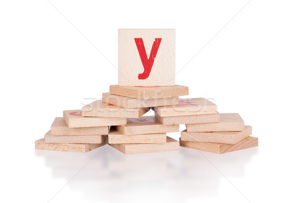 Alphabet - letter Y Stock photo © michaklootwijk