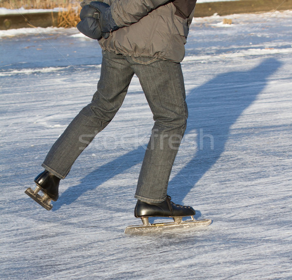 An ice skater Stock photo © michaklootwijk