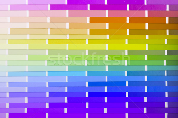 Foto stock: Vetor · cor · cartão · papel · cores