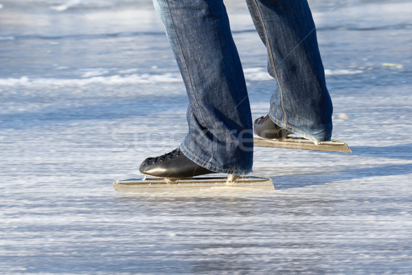 An ice skater Stock photo © michaklootwijk