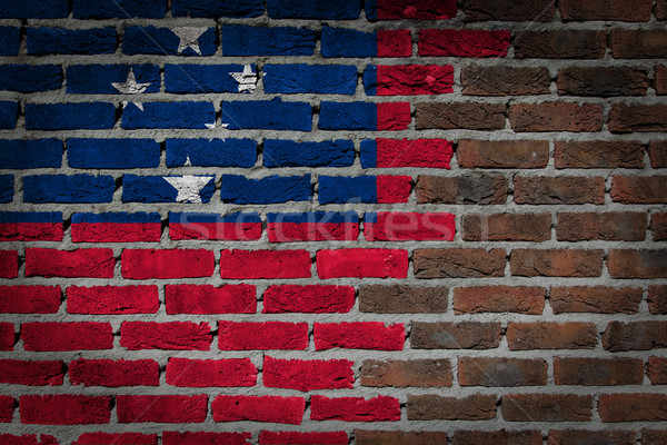 Dark brick wall - Samoa Stock photo © michaklootwijk