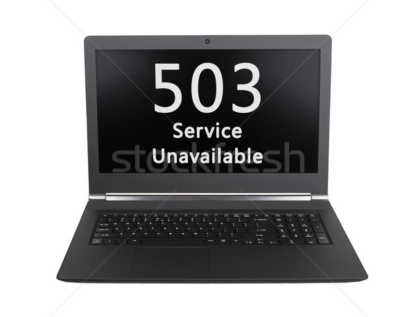 Http code dienst laptop scherm Stockfoto © michaklootwijk
