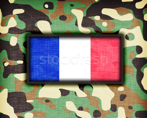 Amy camouflage uniform, France Stock photo © michaklootwijk