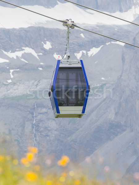 Ski Lift Kabel Nische Auto Schweiz Stock foto © michaklootwijk