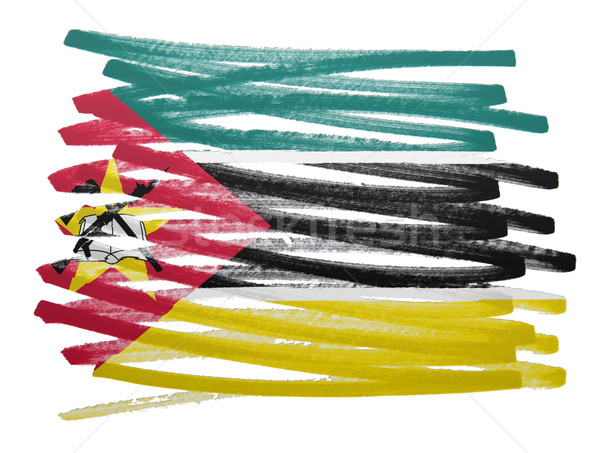 Flag illustration - Mozambique Stock photo © michaklootwijk