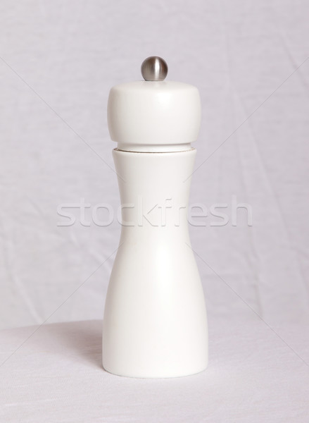 White pepper mill  Stock photo © michaklootwijk