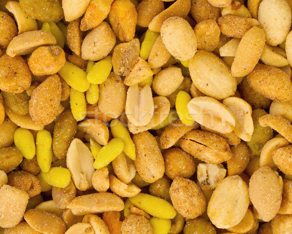Stock photo: Fresh mixed salted nuts for backgrounds