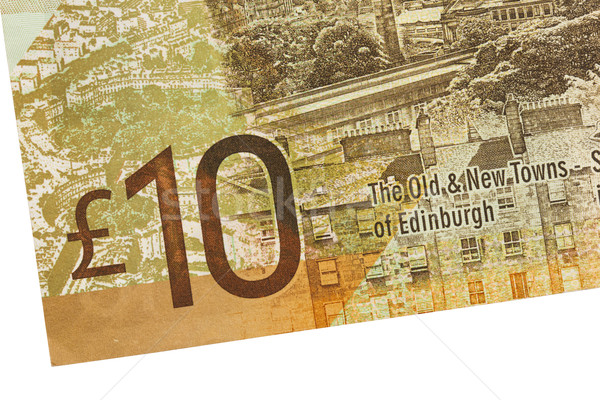 Stock photo: Scottish Banknote, 10 pounds