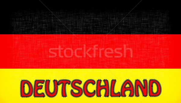 Flag of Germany with letters  Stock photo © michaklootwijk
