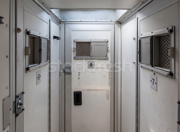 Inside of a large bus used by police Stock photo © michaklootwijk