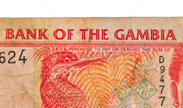 Stock photo: 5 Gambian dalasi bank note