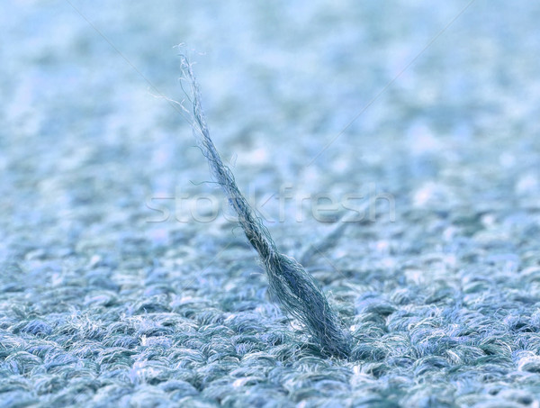 Brisé fibre tapis texture bleu [[stock_photo]] © michaklootwijk