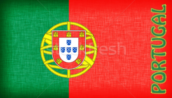 Flag of Portugal with letters Stock photo © michaklootwijk