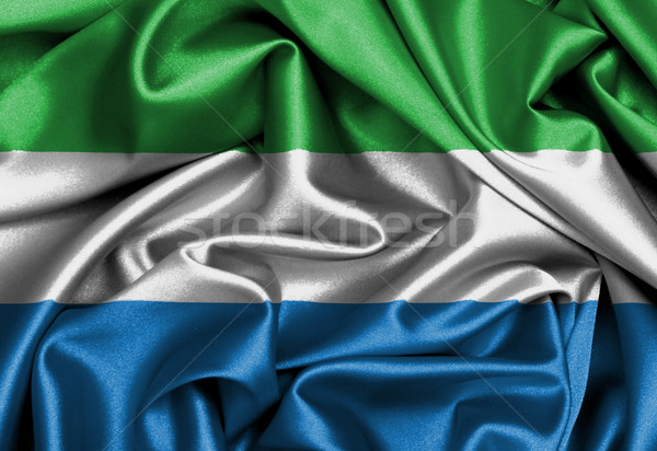 Satin flag, three dimensional render Stock photo © michaklootwijk