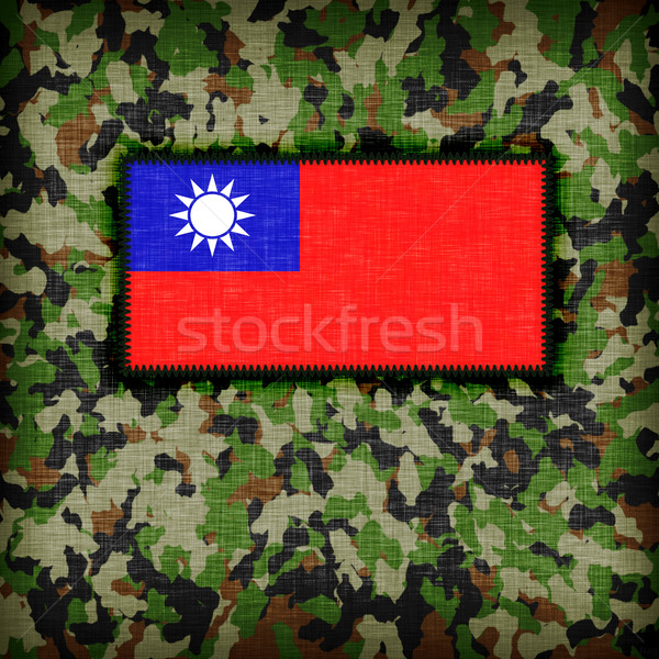 Amy camouflage uniform, Republic of China Stock photo © michaklootwijk
