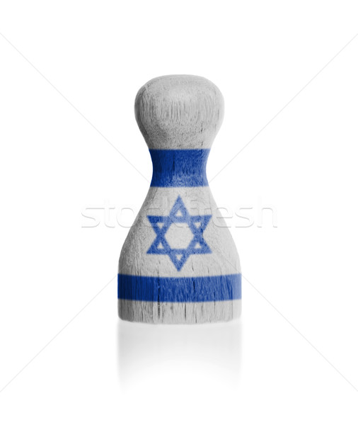 Foto stock: Bandeira · pintura · Israel · pintar