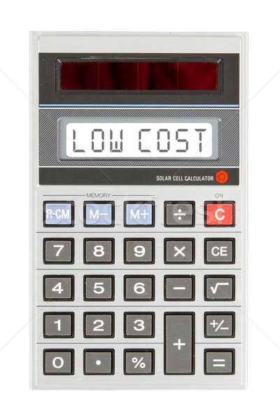 öreg számológép olcsó mutat szöveg kirakat Stock fotó © michaklootwijk
