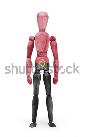 Wood figure mannequin with flag bodypaint - Germany Stock photo © michaklootwijk