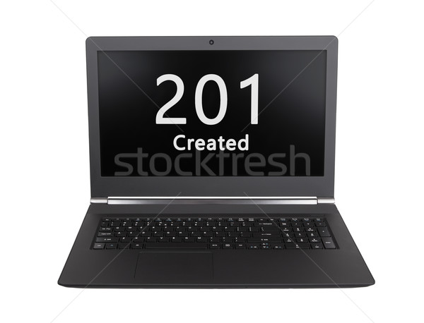 Http állapot kód laptop képernyő számítógép Stock fotó © michaklootwijk