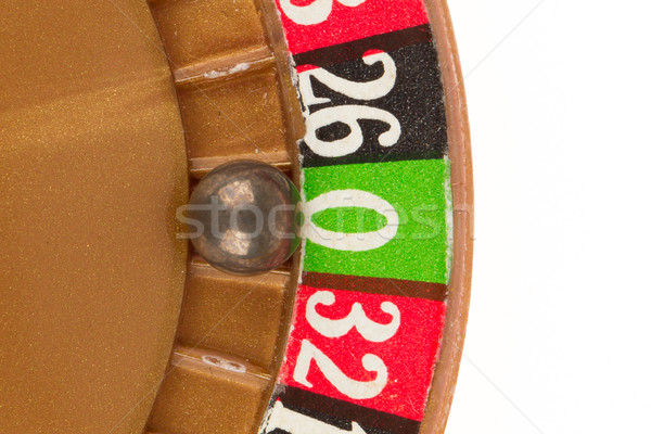 Used roulette wheel and ball Stock photo © michaklootwijk
