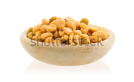 Fresh mixed salted nuts in a bowl, peanut mix Stock photo © michaklootwijk