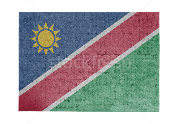 большой 1000 частей Намибия флаг Сток-фото © michaklootwijk