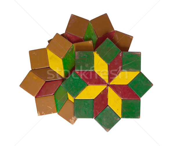 Collection of colorful coasters isolated Stock photo © michaklootwijk