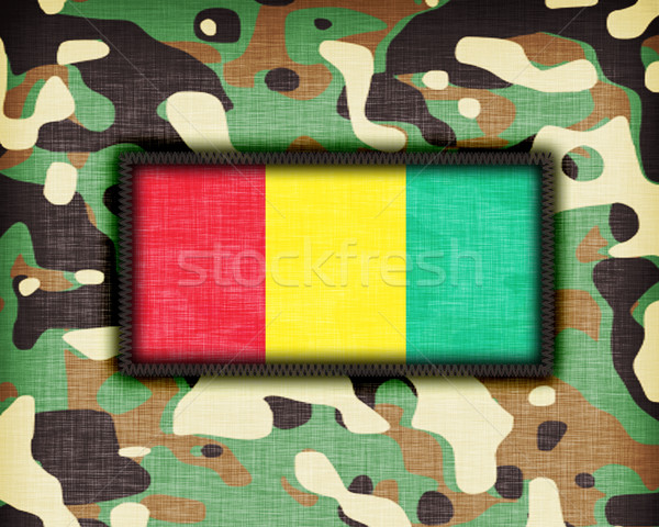 Amy camouflage uniform, Guinea Stock photo © michaklootwijk