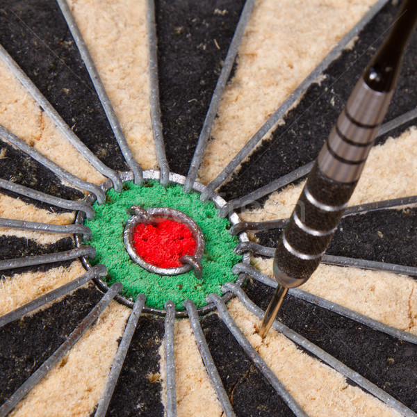 Close-up of a very old dartboard Stock photo © michaklootwijk