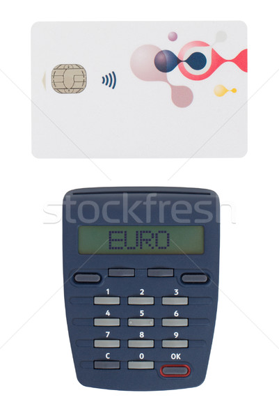 Card reader for reading a bank card Stock photo © michaklootwijk