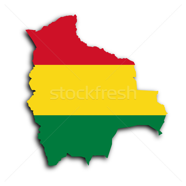 Stock photo: Map of Bolivia 