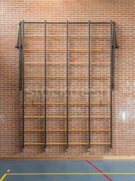 Interior of a gym at school Stock photo © michaklootwijk