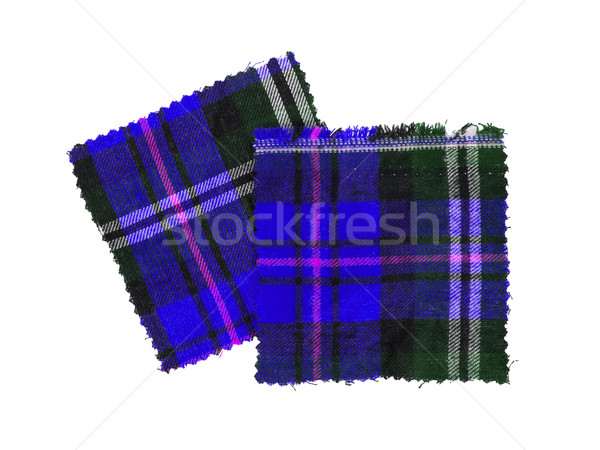 Scottish checked fabric Stock photo © michaklootwijk