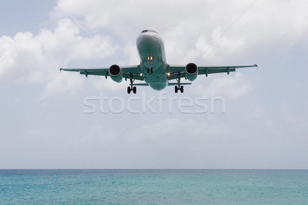 Airplane landing  Stock photo © michaklootwijk
