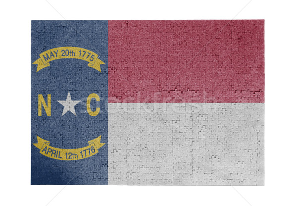 Stock foto: Groß · 1000 · Stücke · North · Carolina · Flagge